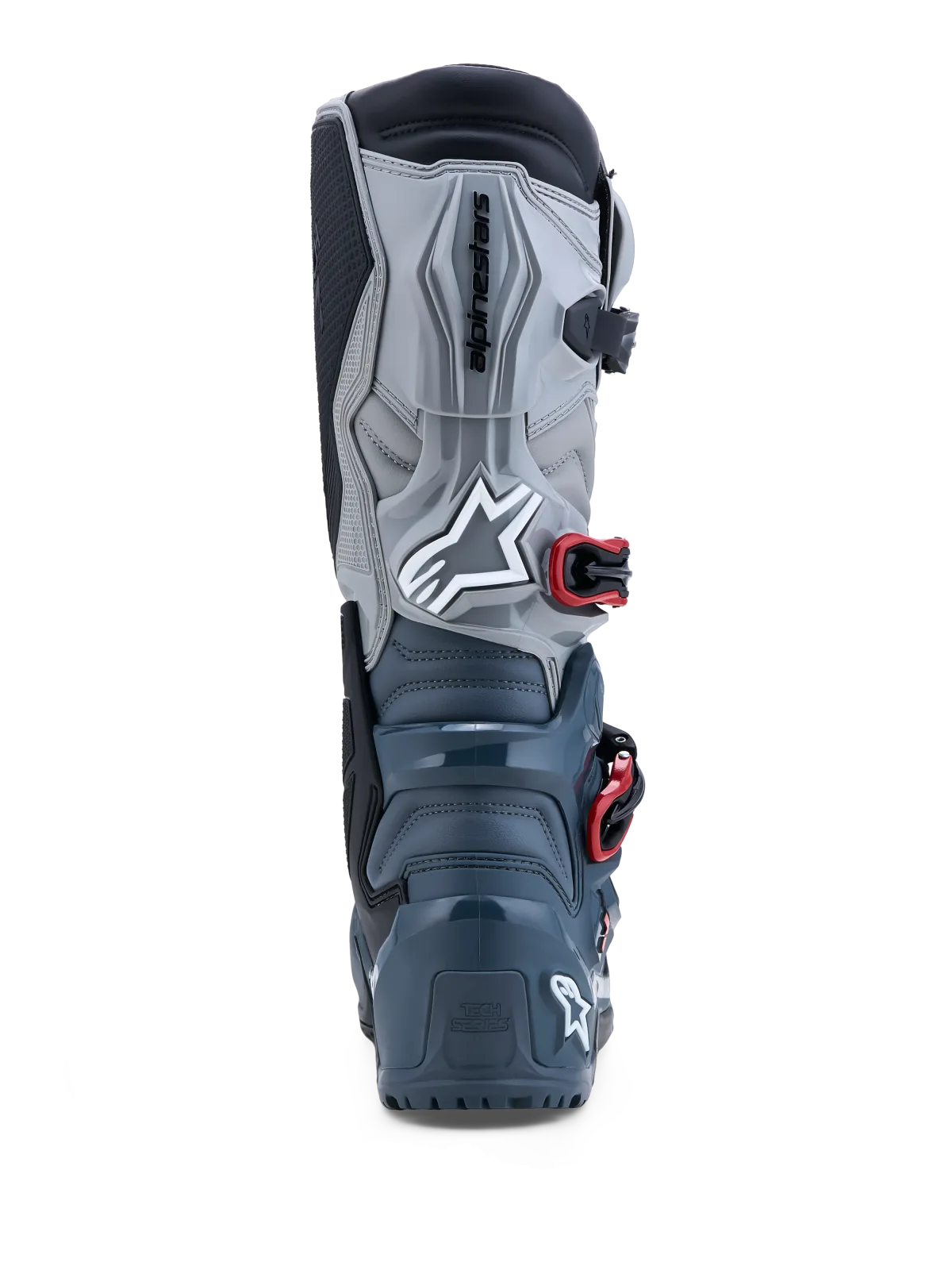 Мотокрос ботуши Alpinestars Tech 7 Enduro Drystar Dark Gray Mid Gray Bright Red