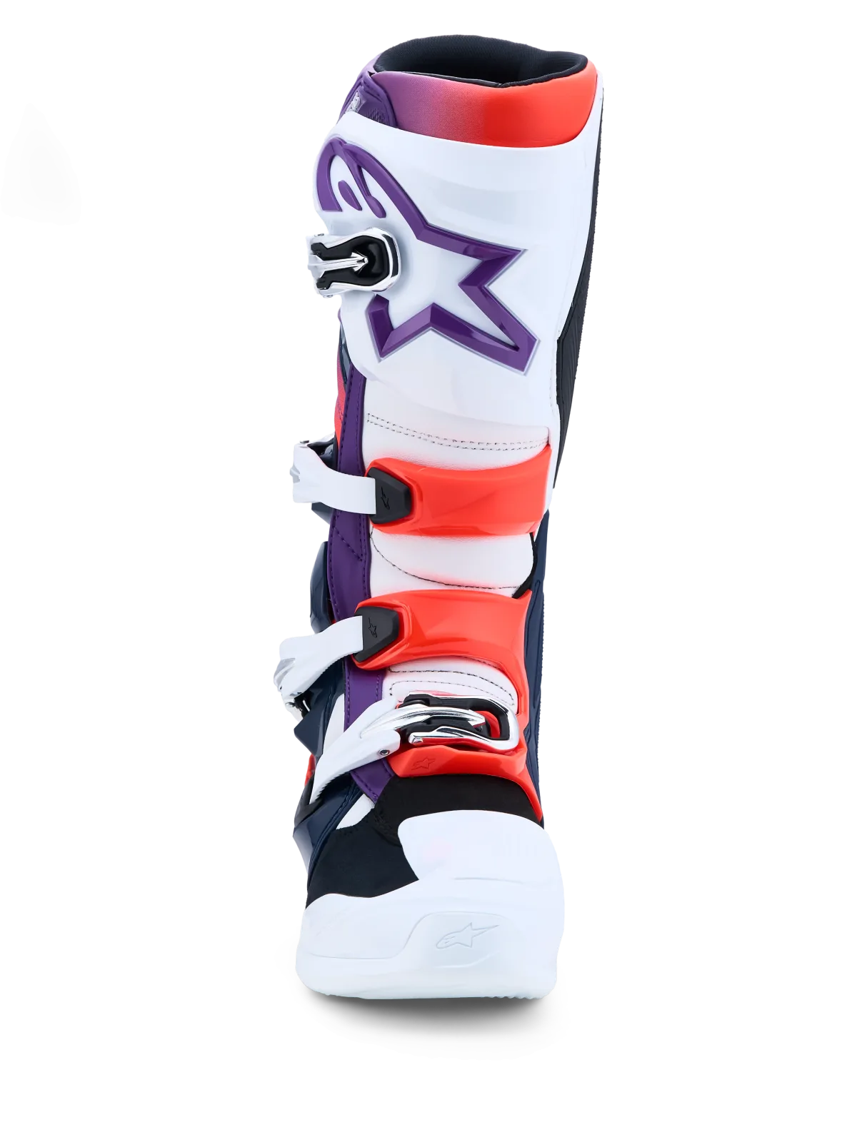 Мотокрос ботуши Alpinestars Tech 7 Purple White Dark Blue Red Fluo