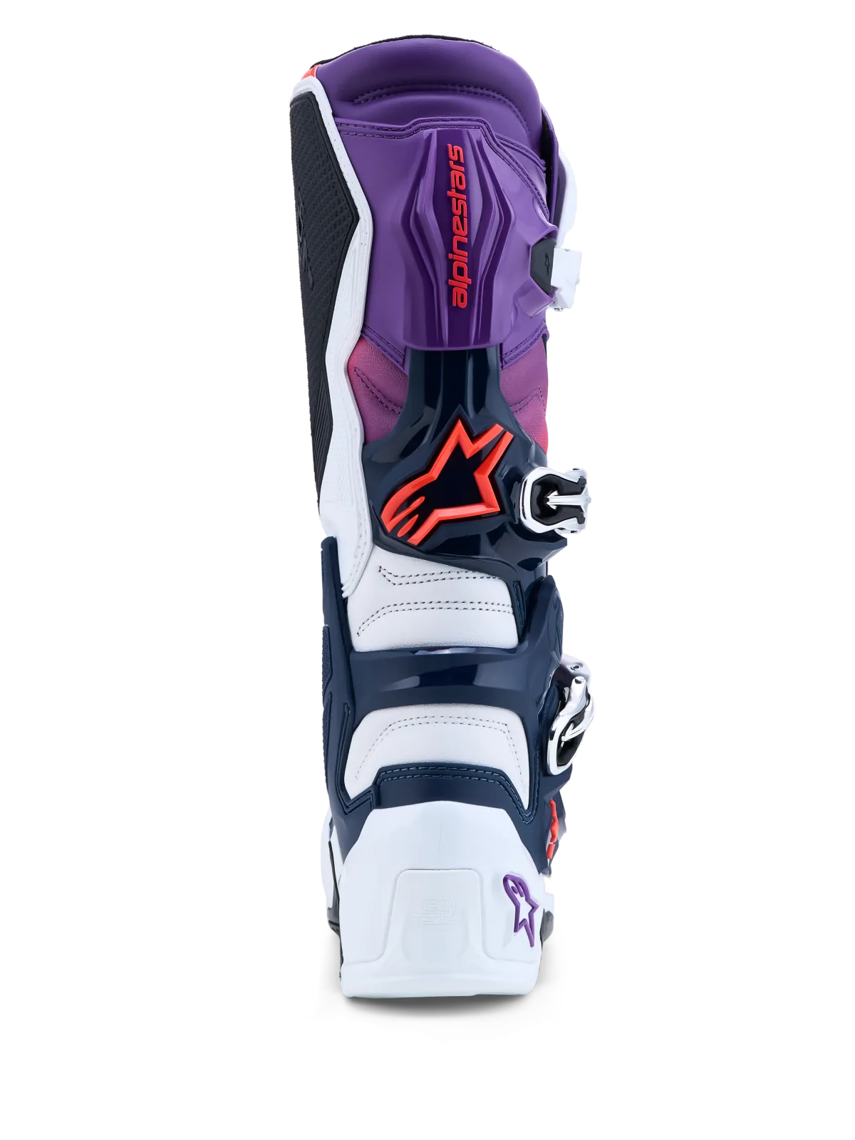 Мотокрос ботуши Alpinestars Tech 7 Purple White Dark Blue Red Fluo
