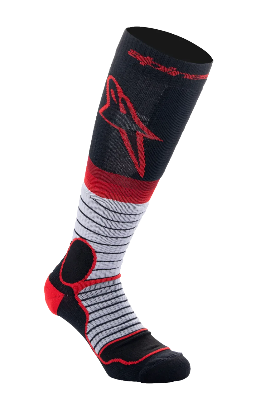 Мотокрос чорапи Alpinestars MX Pro V2 Black Gray Red