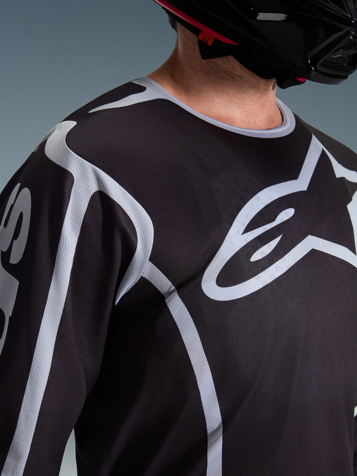 Мотокрос джърси Alpinestars Fluid Apex Black Gray