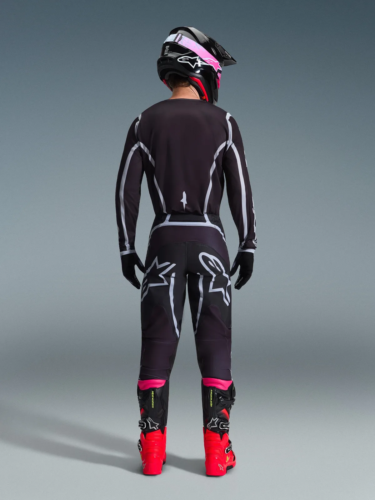 Мотокрос джърси Alpinestars Fluid Apex Black Gray
