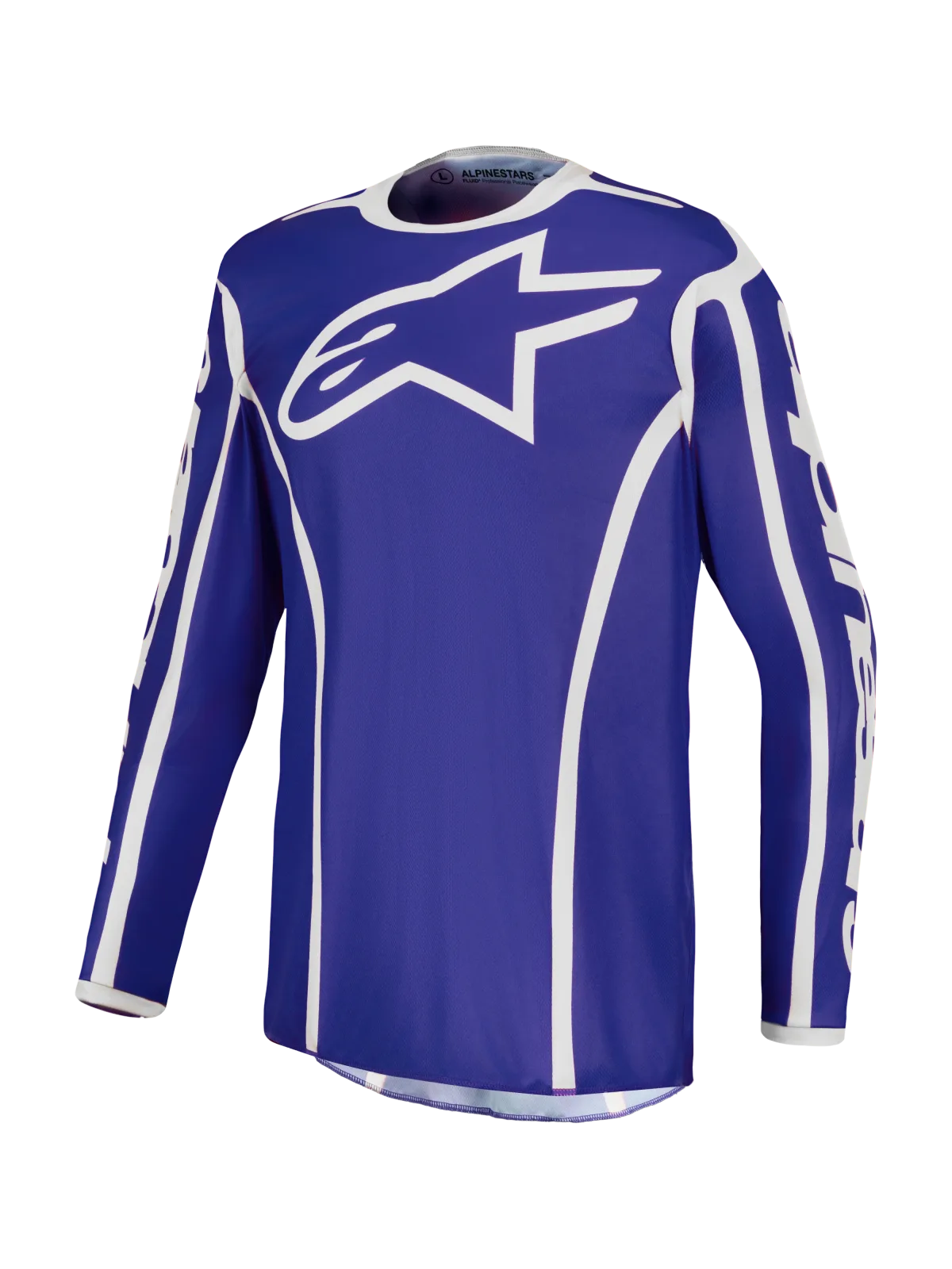 Мотокрос джърси Alpinestars Fluid Apex V2 Deep Blue White