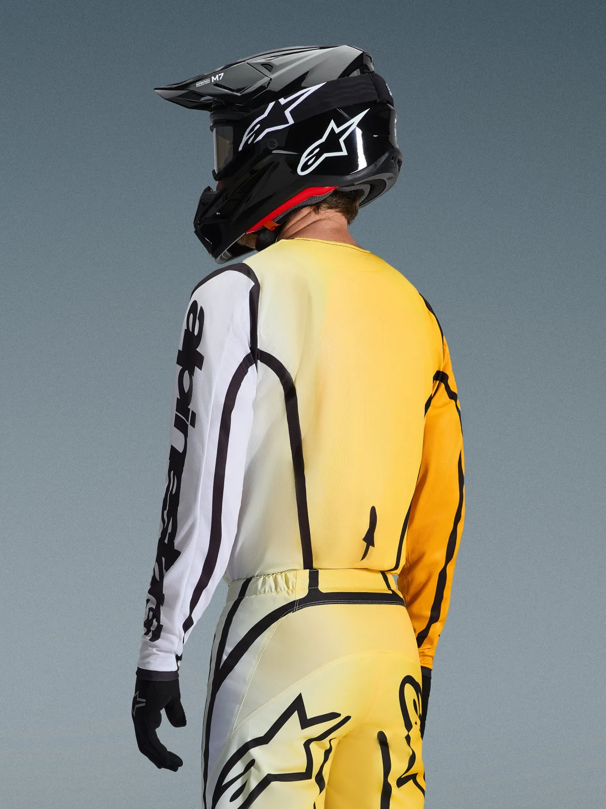 Мотокрос джърси Alpinestars Fluid Apex Yellow Black