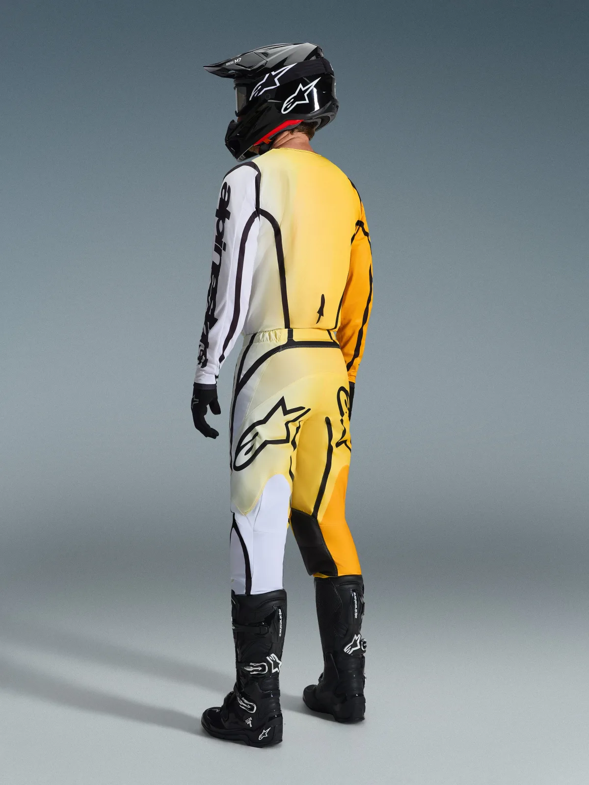 Мотокрос джърси Alpinestars Fluid Apex Yellow Black