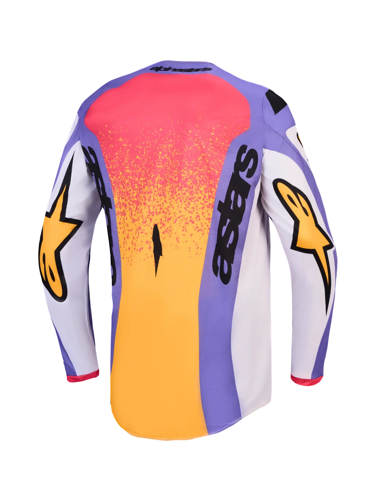 Мотокрос джърси Alpinestars Fluid Drag Light Lilac Blue Iris Gold