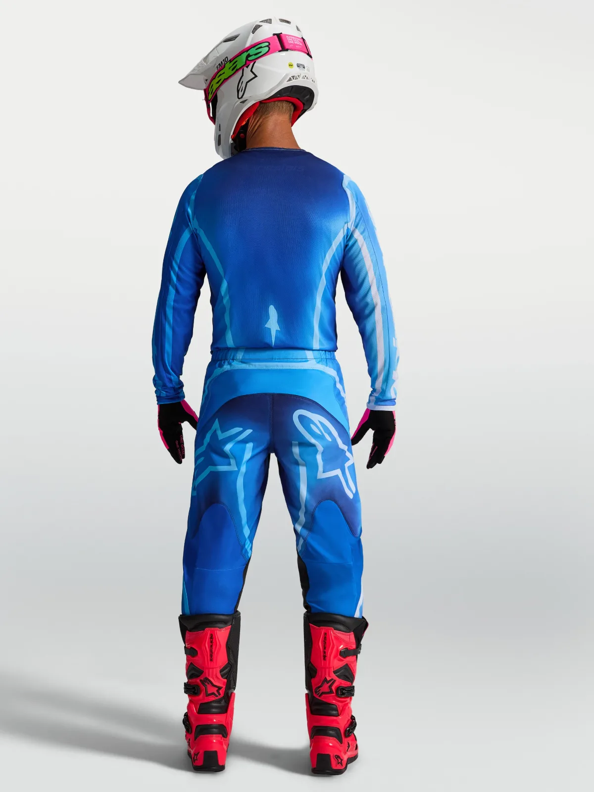 Мотокрос джърси Alpinestars Fluid Kepler Ucla Blue Blithe Blue