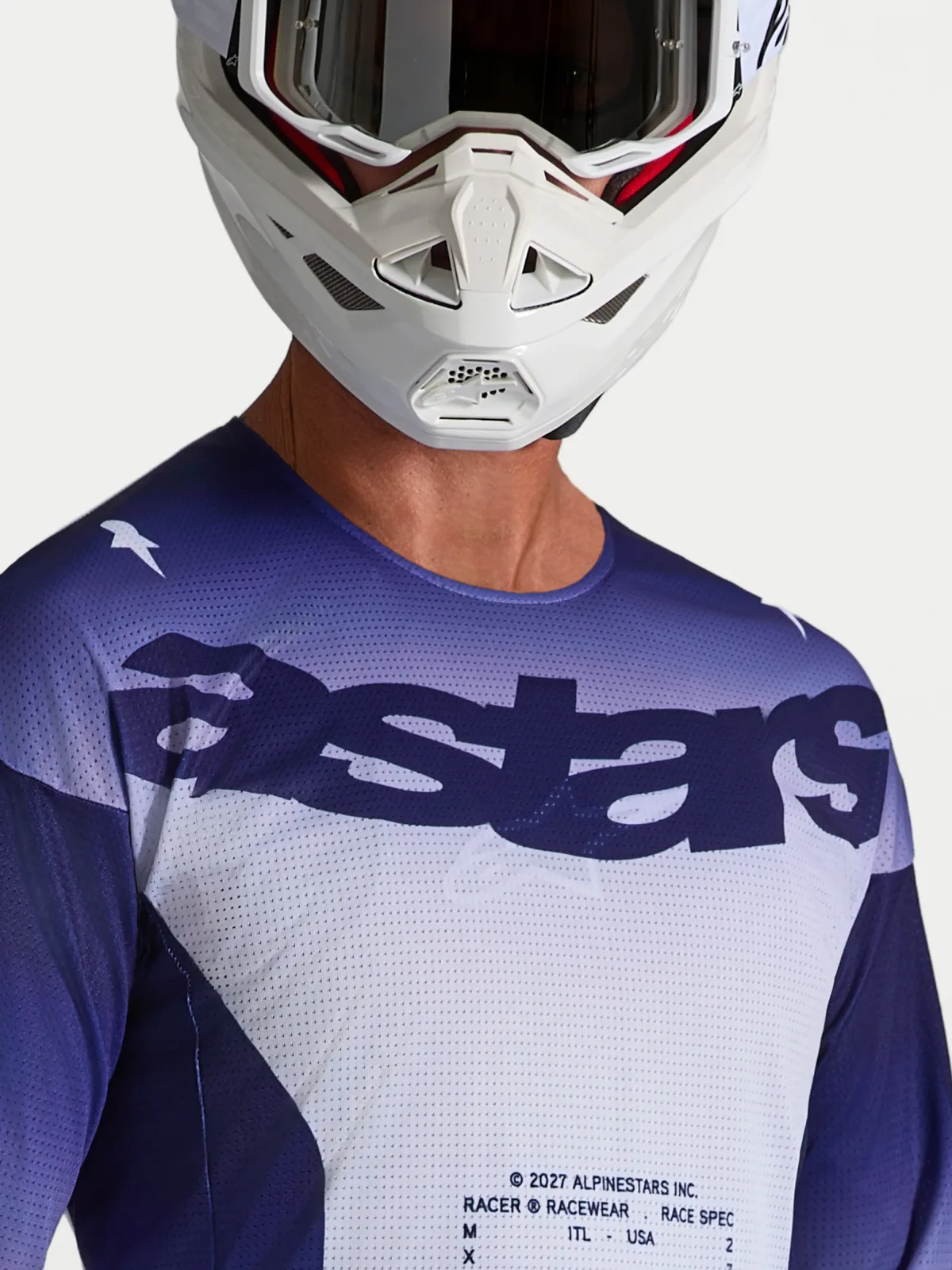 Мотокрос джърси Alpinestars Racer Air Amber Blue Navy White