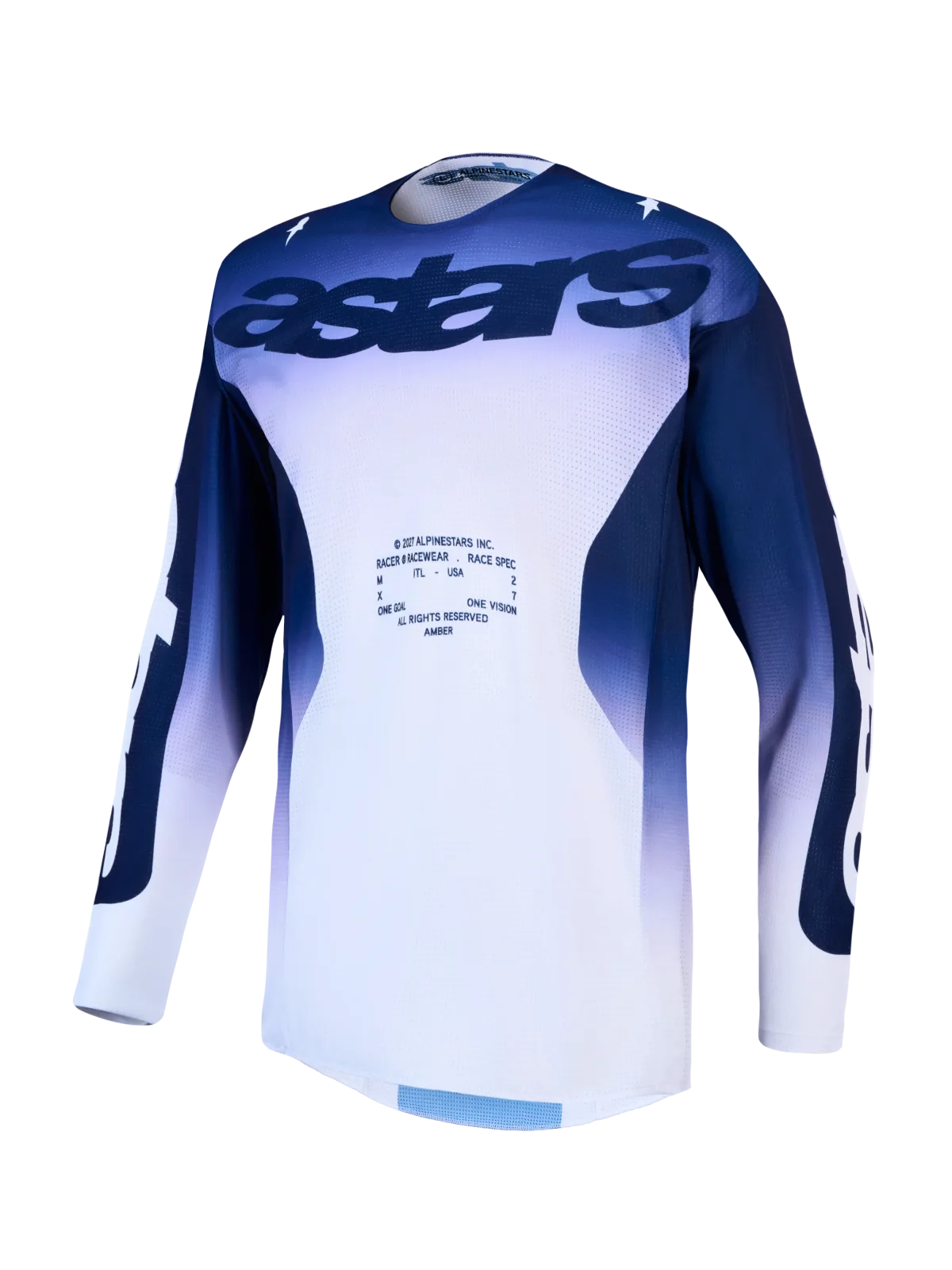 Мотокрос джърси Alpinestars Racer Air Amber Blue Navy White