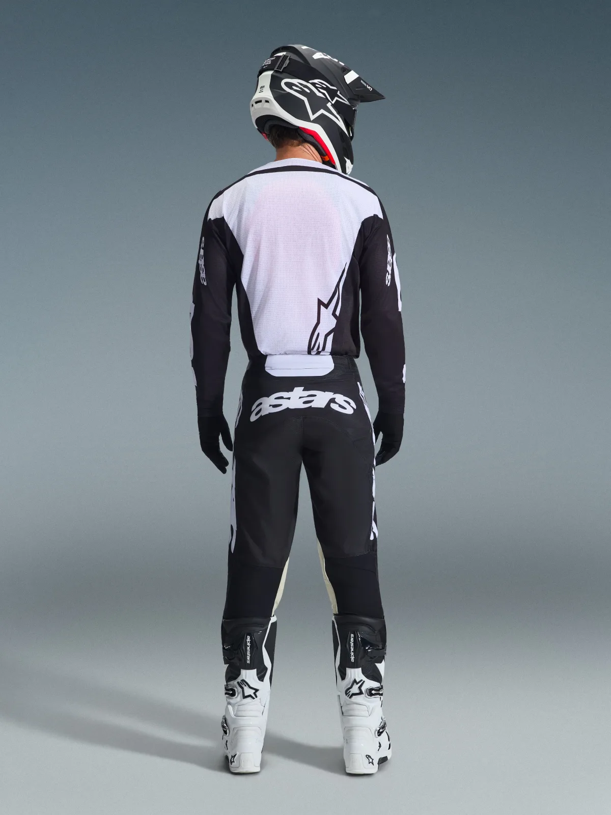 Мотокрос джърси Alpinestars Racer Air Riway Black White