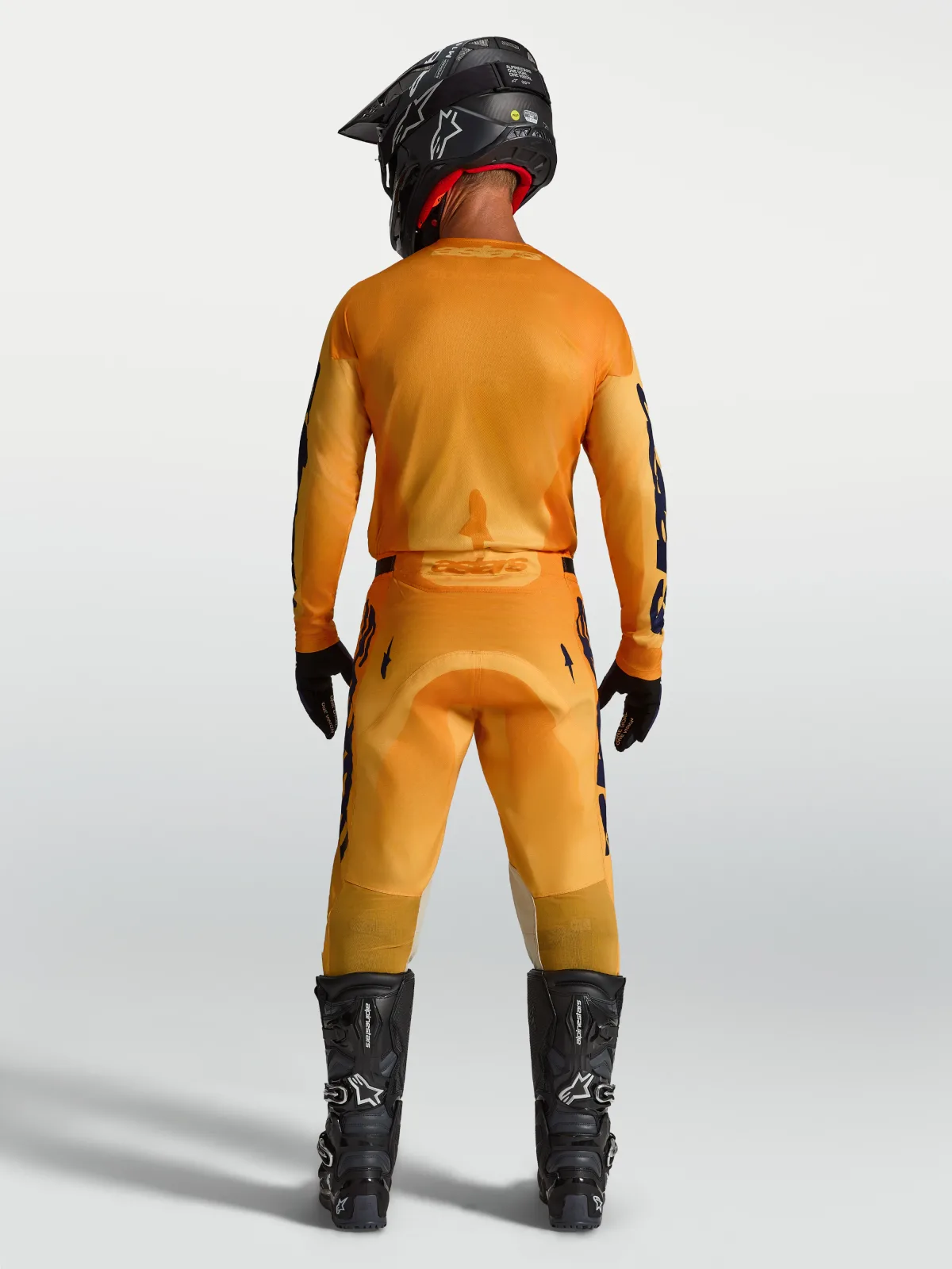 Мотокрос джърси Alpinestars Racer Amber Orange Gold Deep Blue