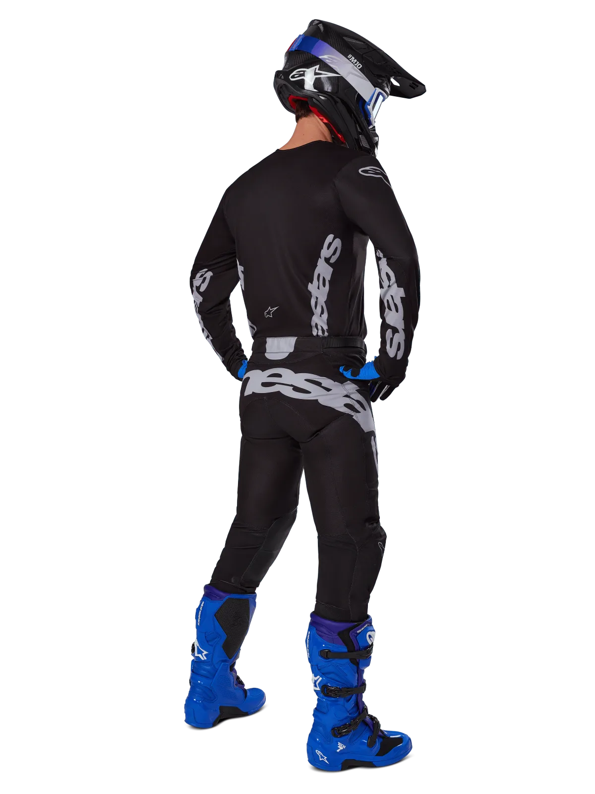 Мотокрос джърси Alpinestars Racer Graphite Black Gray