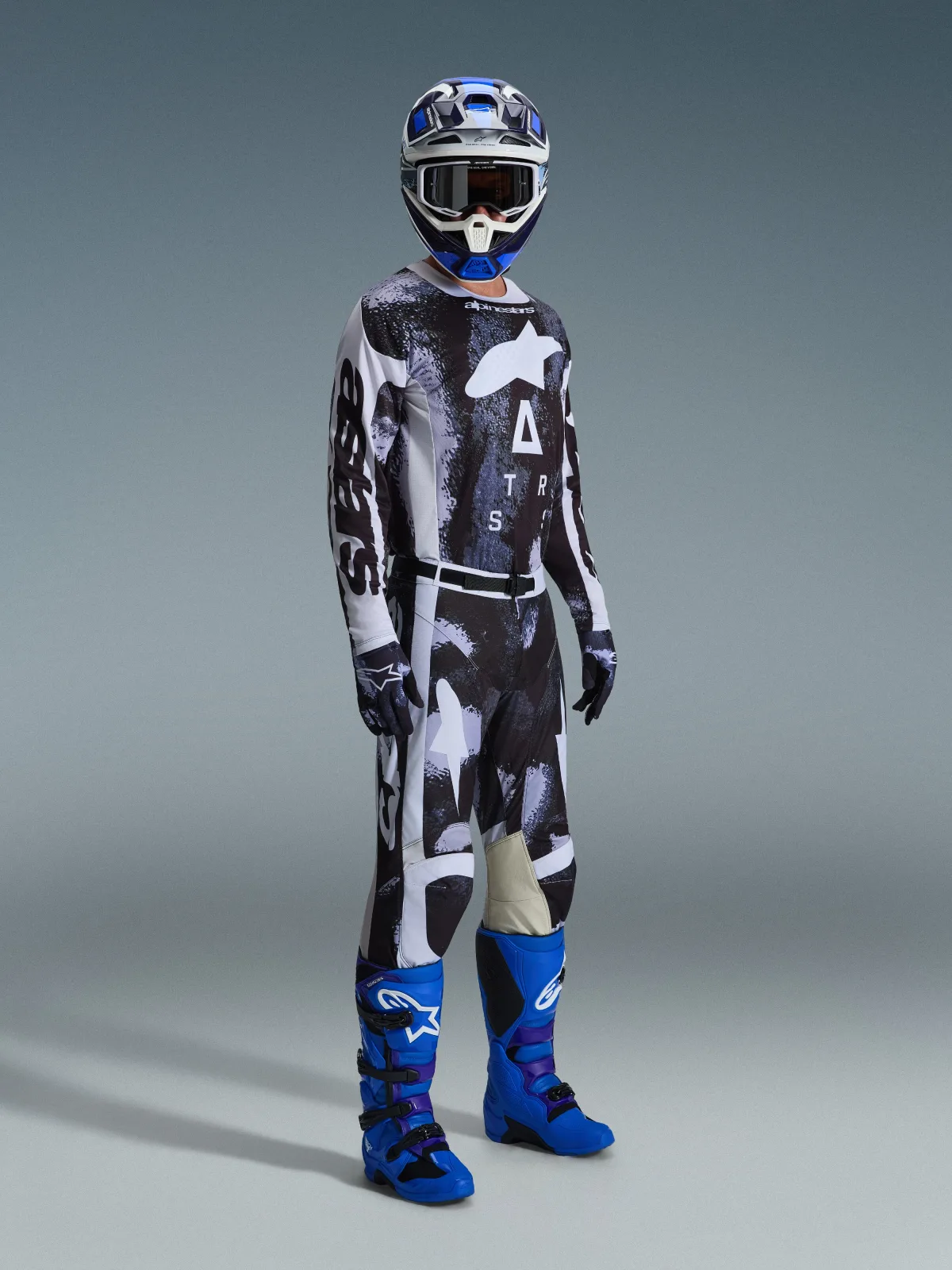 Мотокрос джърси Alpinestars Racer Lahnd Iron Camo