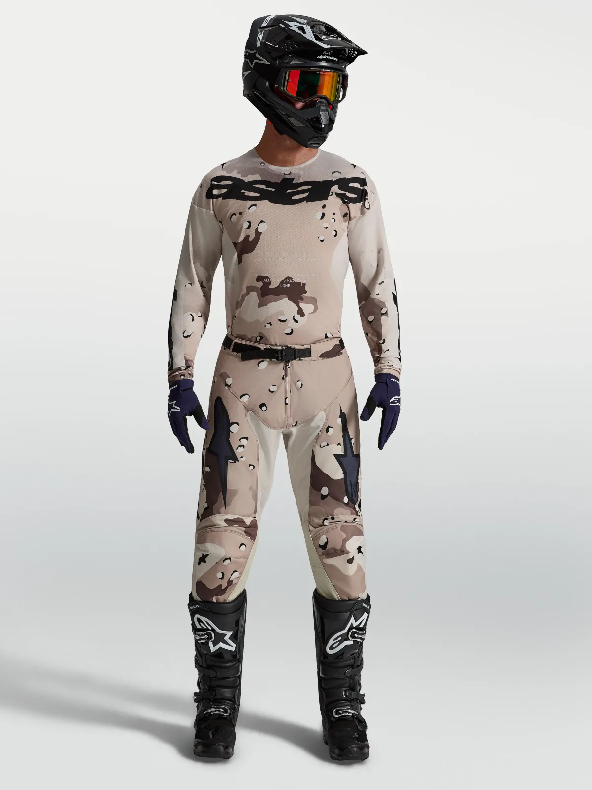 Мотокрос джърси Alpinestars Racer Lone Desert Camo Black