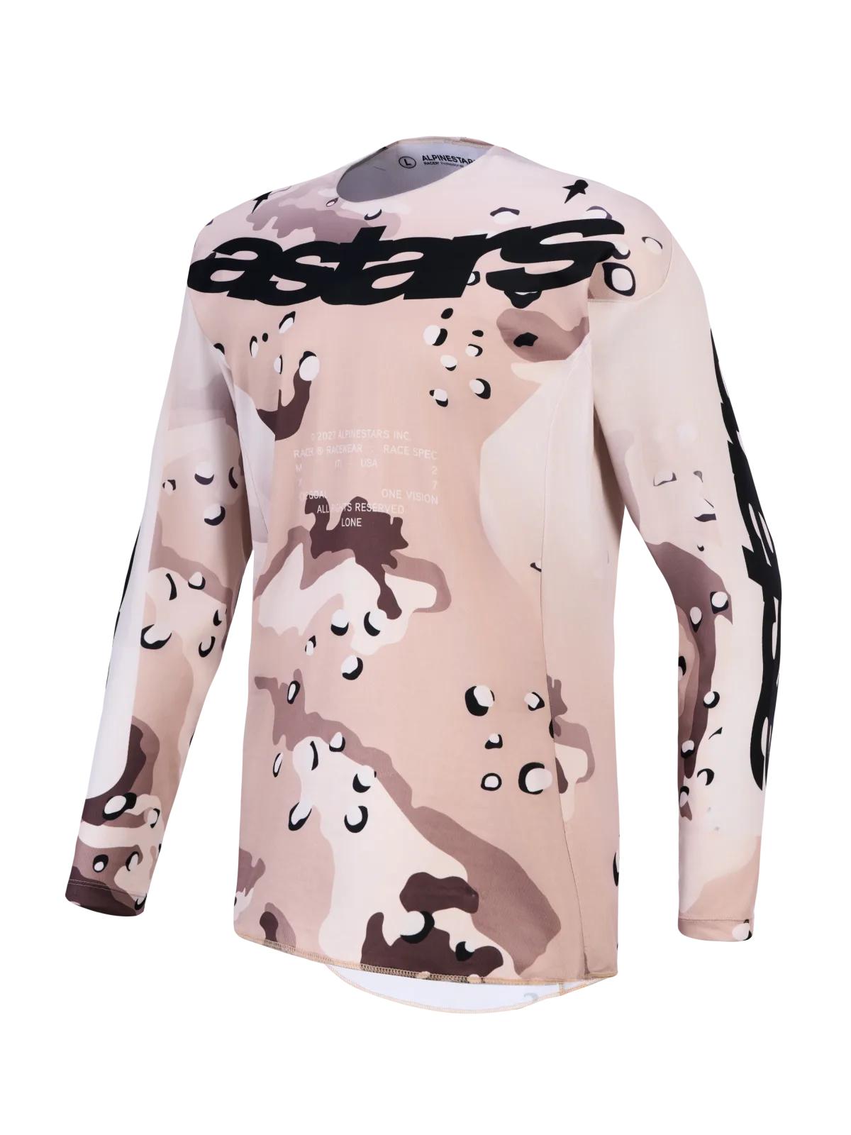 Мотокрос джърси Alpinestars Racer Lone Desert Camo Black
