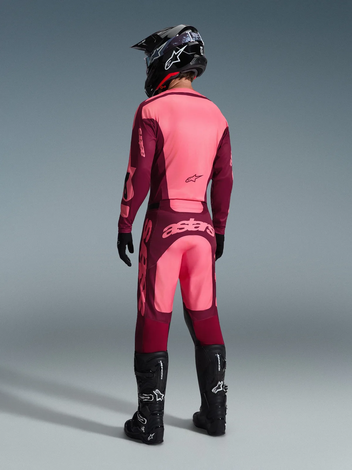 Мотокрос джърси Alpinestars Racer Riway Dark Red Coral