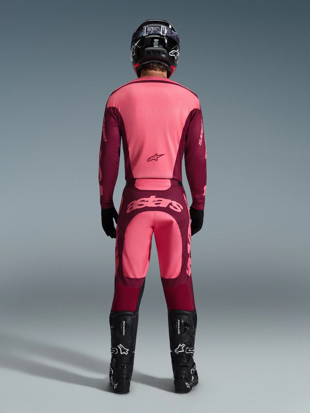 Мотокрос джърси Alpinestars Racer Riway Dark Red Coral