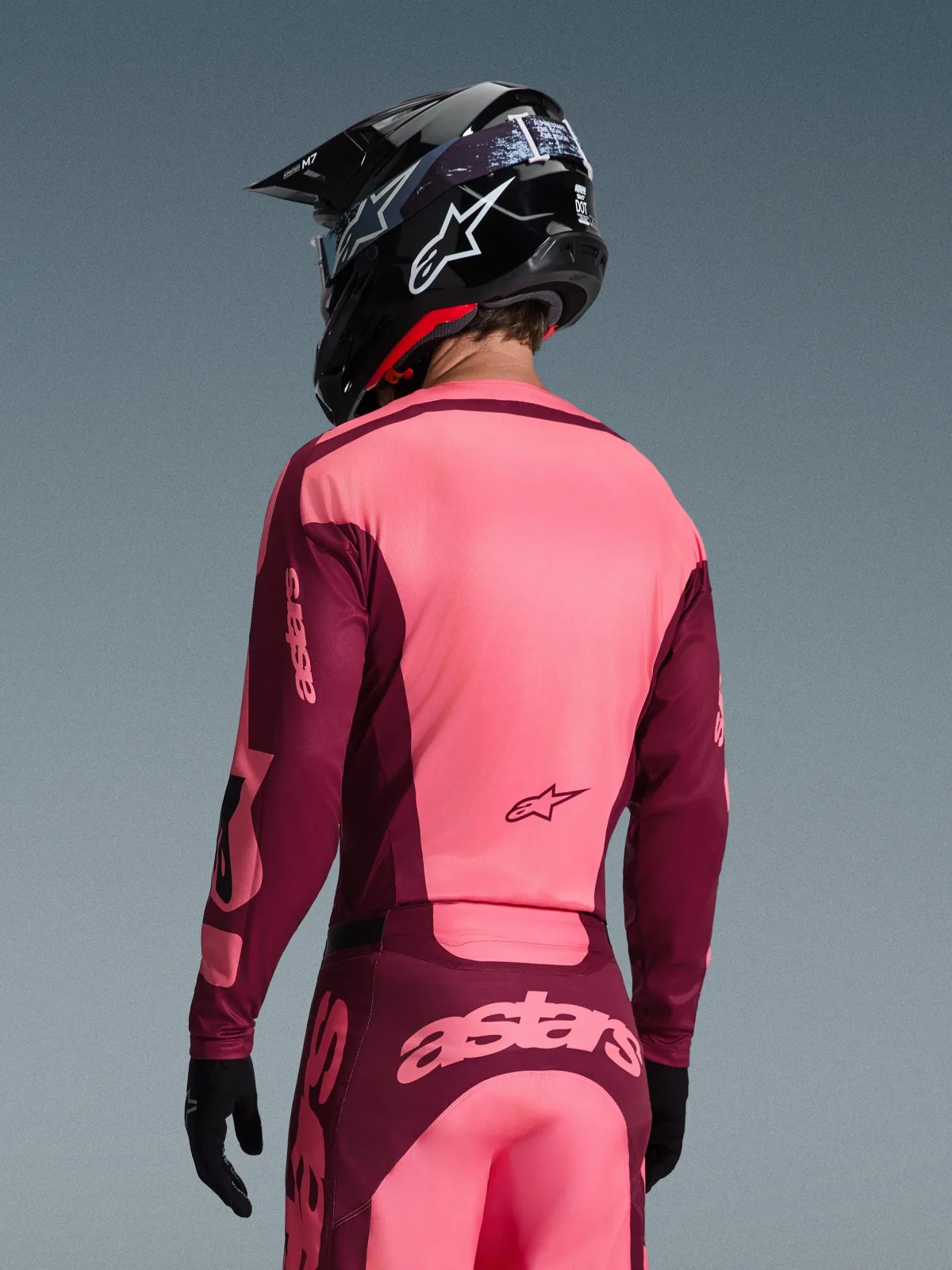 Мотокрос джърси Alpinestars Racer Riway Dark Red Coral