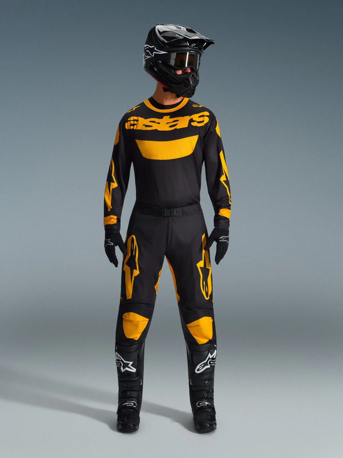 Мотокрос джърси Alpinestars Racer Riway Yellow Black