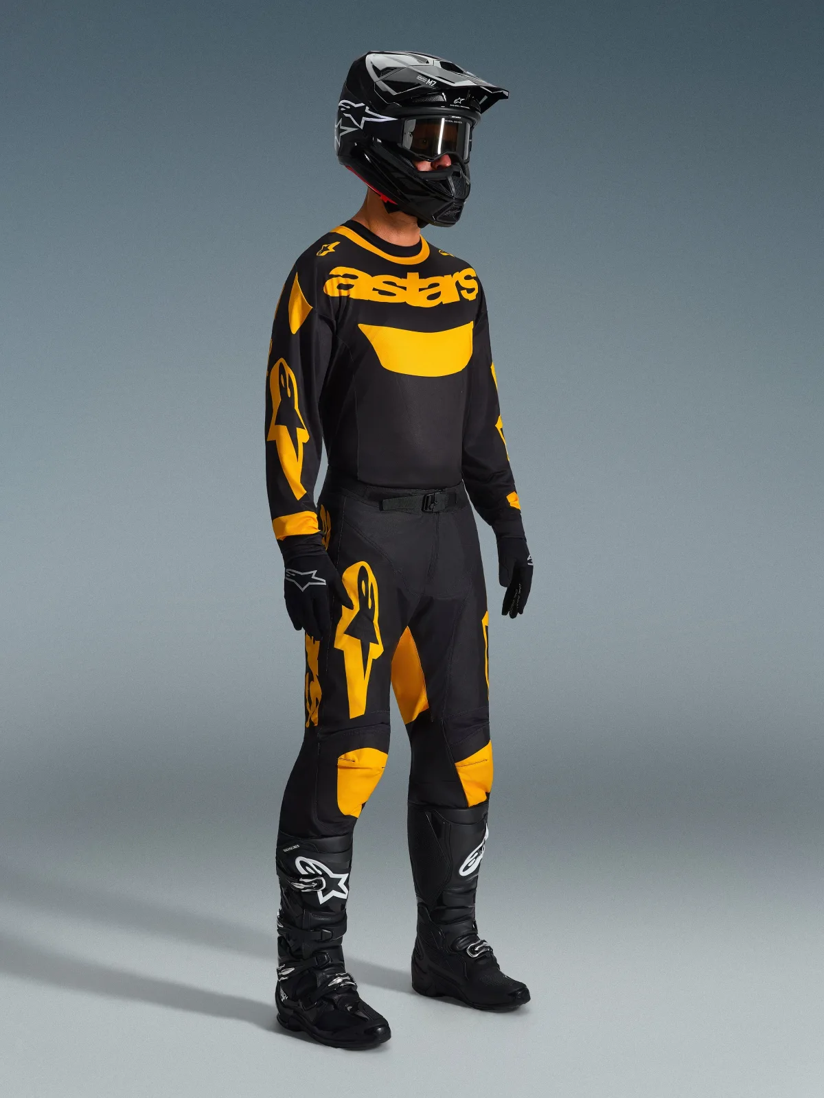 Мотокрос джърси Alpinestars Racer Riway Yellow Black