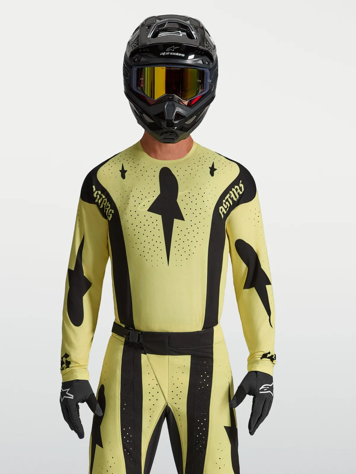 Мотокрос джърси Alpinestars Techstar Atrox Yellow Black