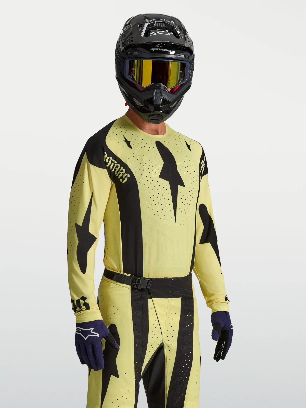 Мотокрос джърси Alpinestars Techstar Atrox Yellow Black