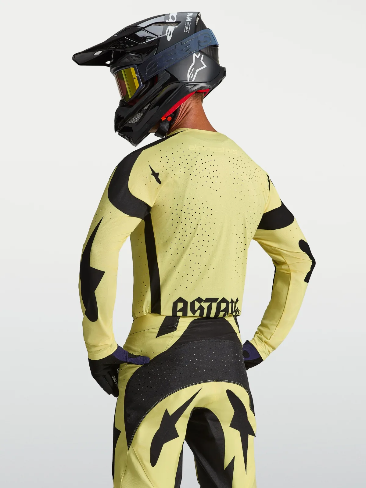 Мотокрос джърси Alpinestars Techstar Atrox Yellow Black