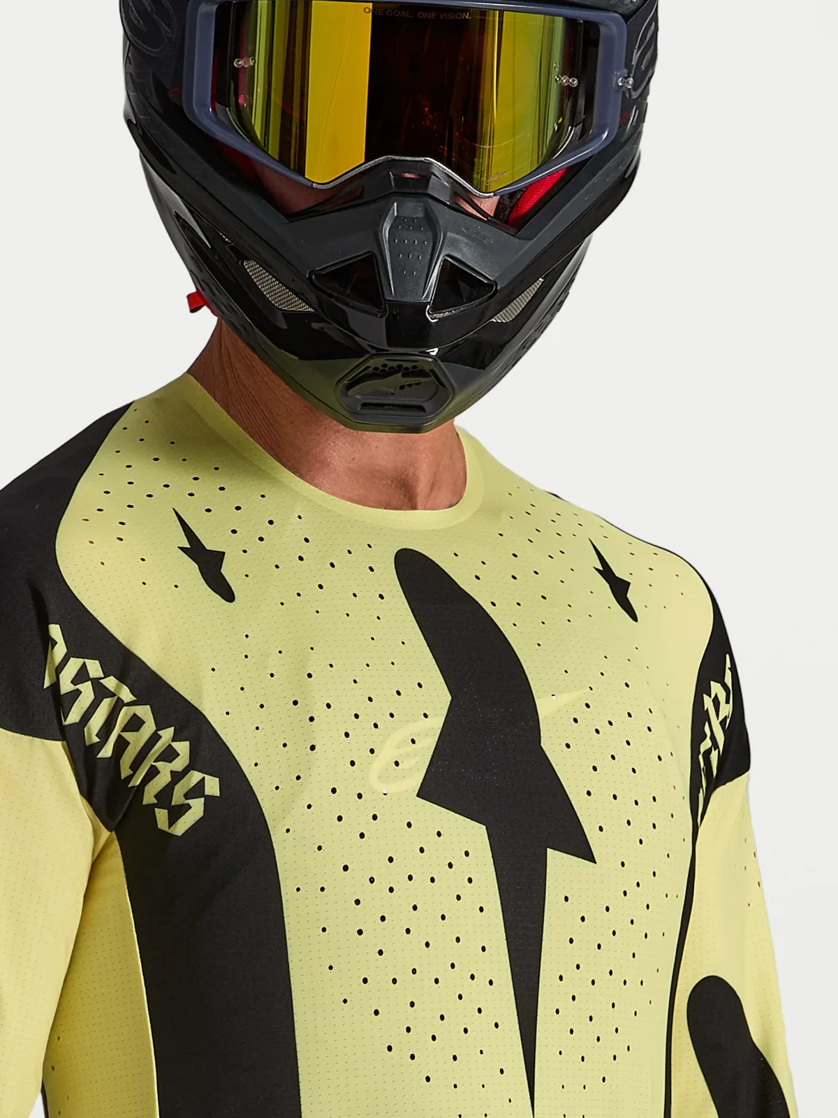 Мотокрос джърси Alpinestars Techstar Atrox Yellow Black