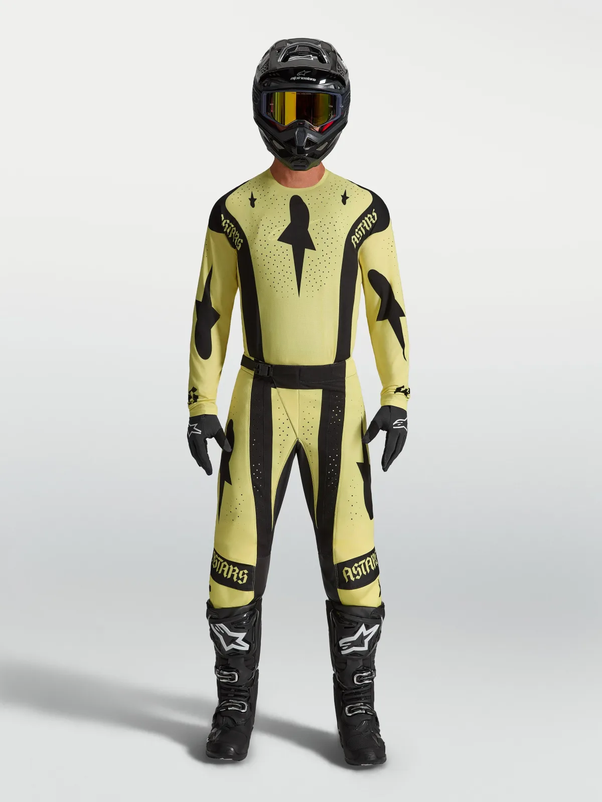 Мотокрос джърси Alpinestars Techstar Atrox Yellow Black