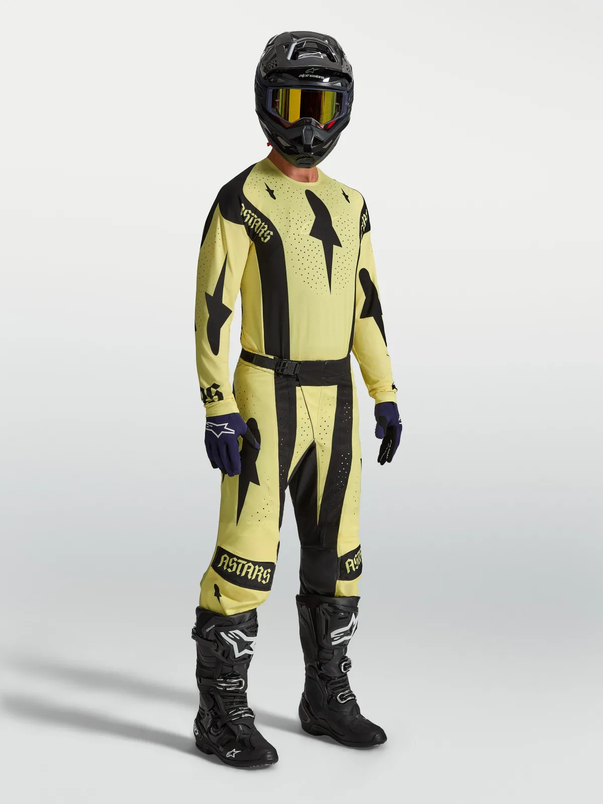Мотокрос джърси Alpinestars Techstar Atrox Yellow Black