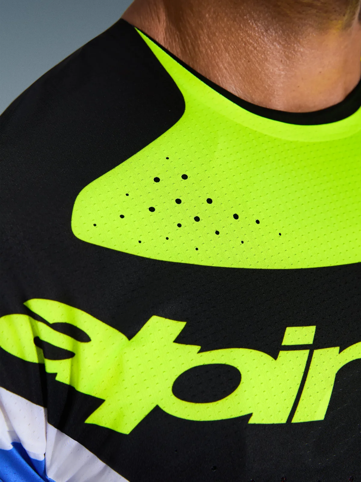 Мотокрос джърси Alpinestars Techstar Knif Ucla Blue Black Yellow Fluo