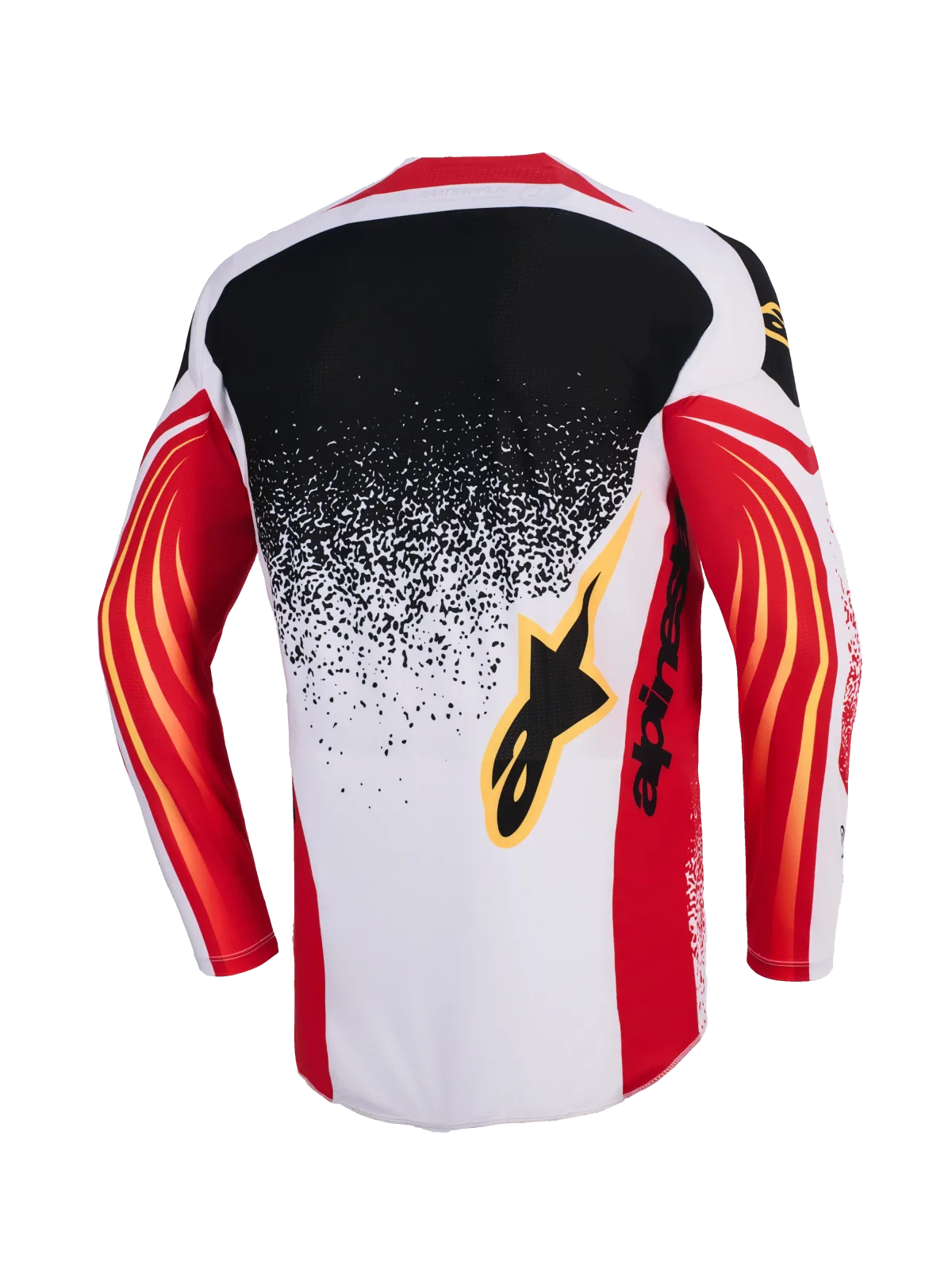 Мотокрос джърси Alpinestars Techstar Nomur Light Gray Red Black