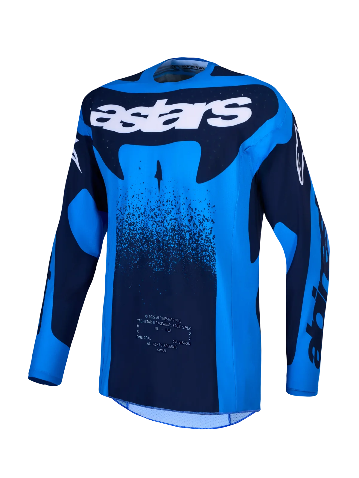 Мотокрос джърси Alpinestars Techstar Swan Ucla Blue Deep Blue