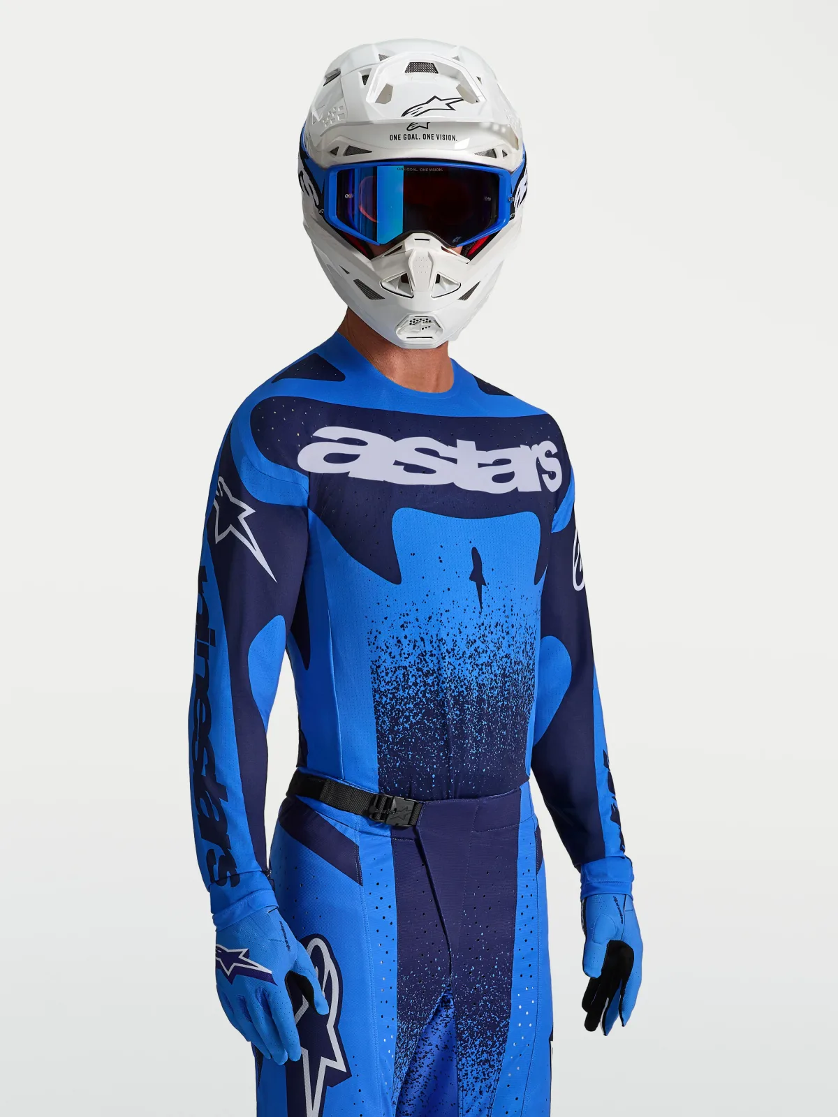 Мотокрос джърси Alpinestars Techstar Swan Ucla Blue Deep Blue