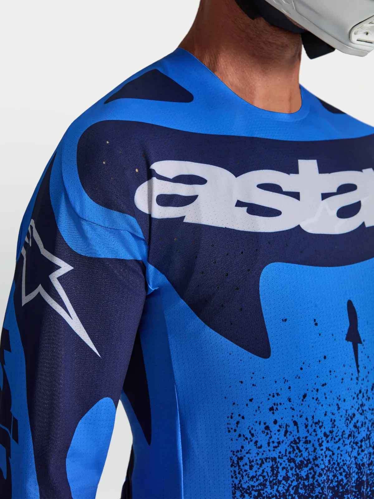 Мотокрос джърси Alpinestars Techstar Swan Ucla Blue Deep Blue