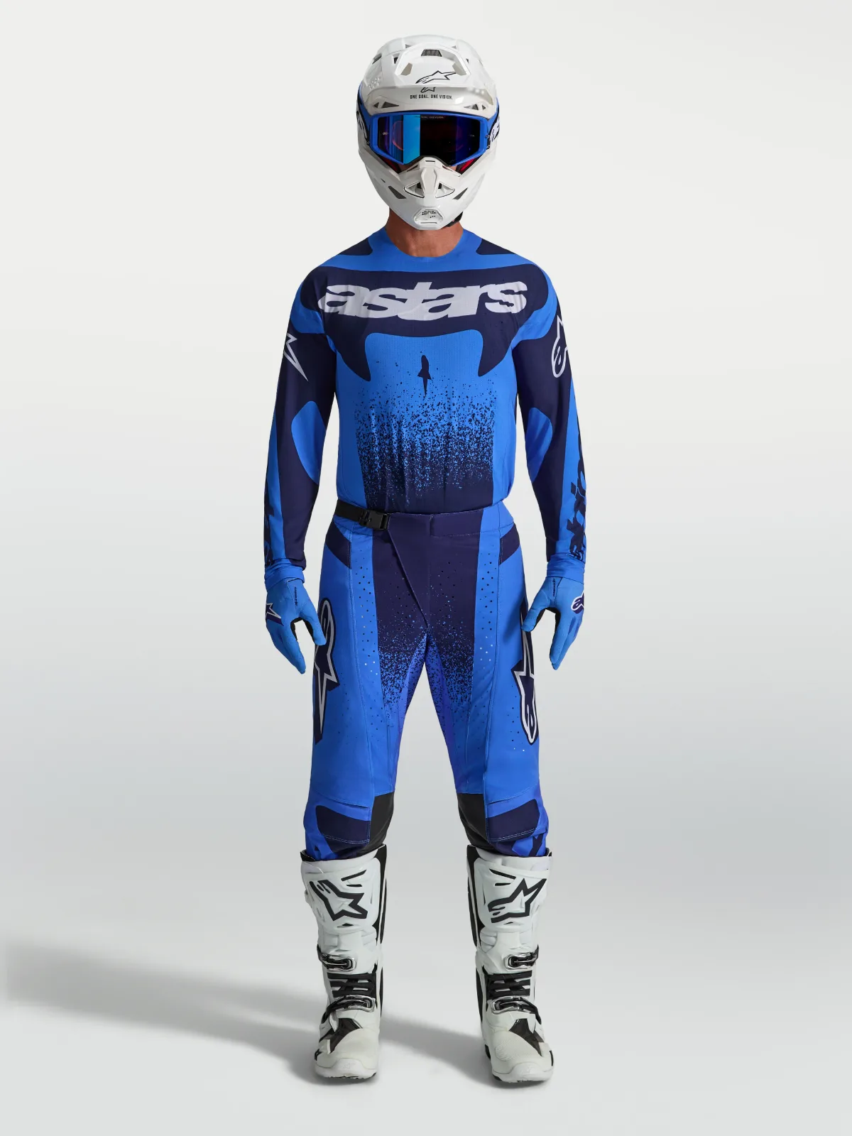 Мотокрос джърси Alpinestars Techstar Swan Ucla Blue Deep Blue