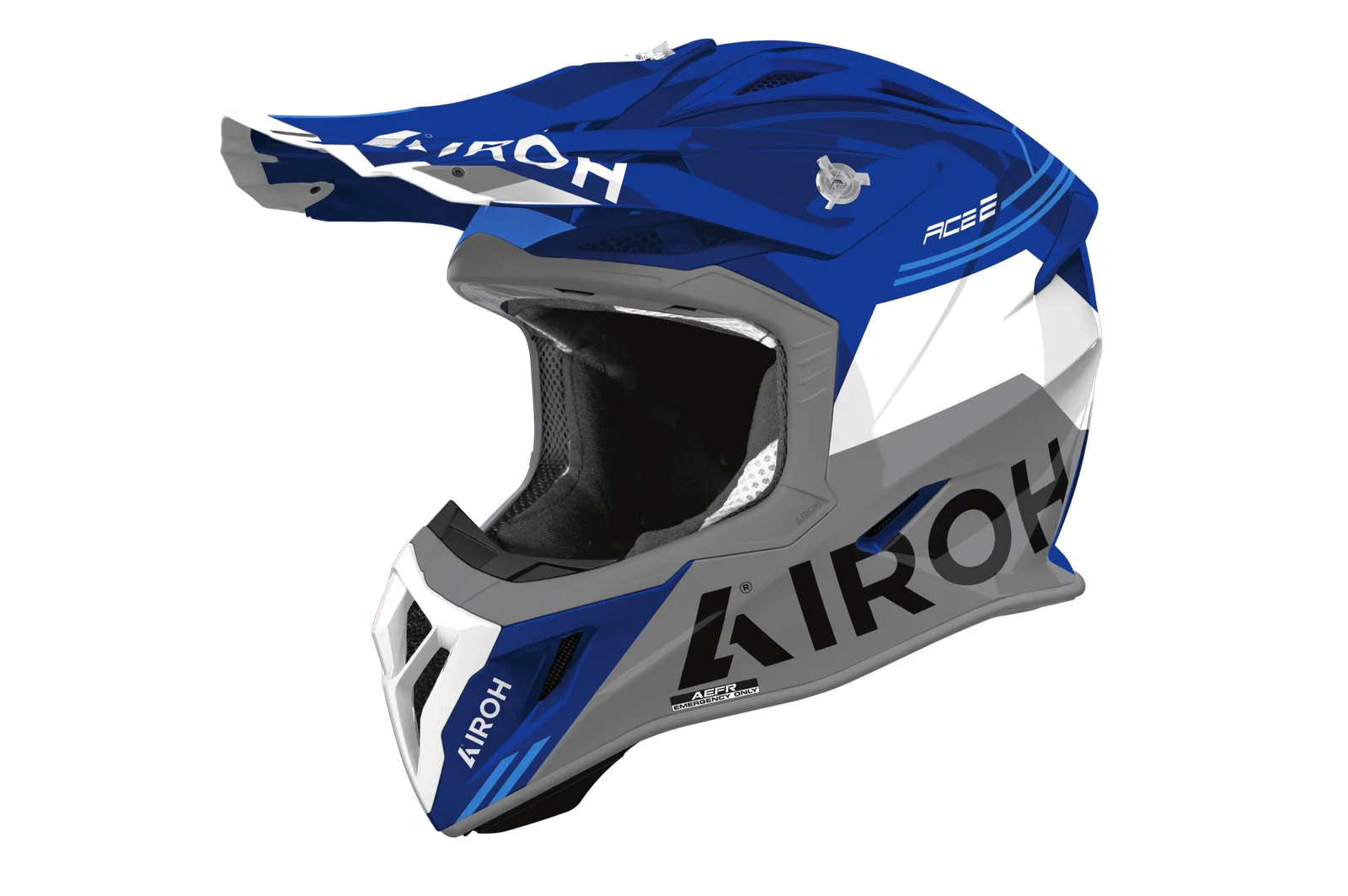 Мотокрос каска Airoh Aviator Ace 2 Fury Blue Gloss