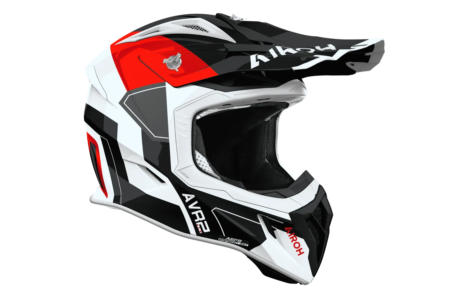Мотокрос каска Airoh Aviator Ace 2 Shield Red Gloss