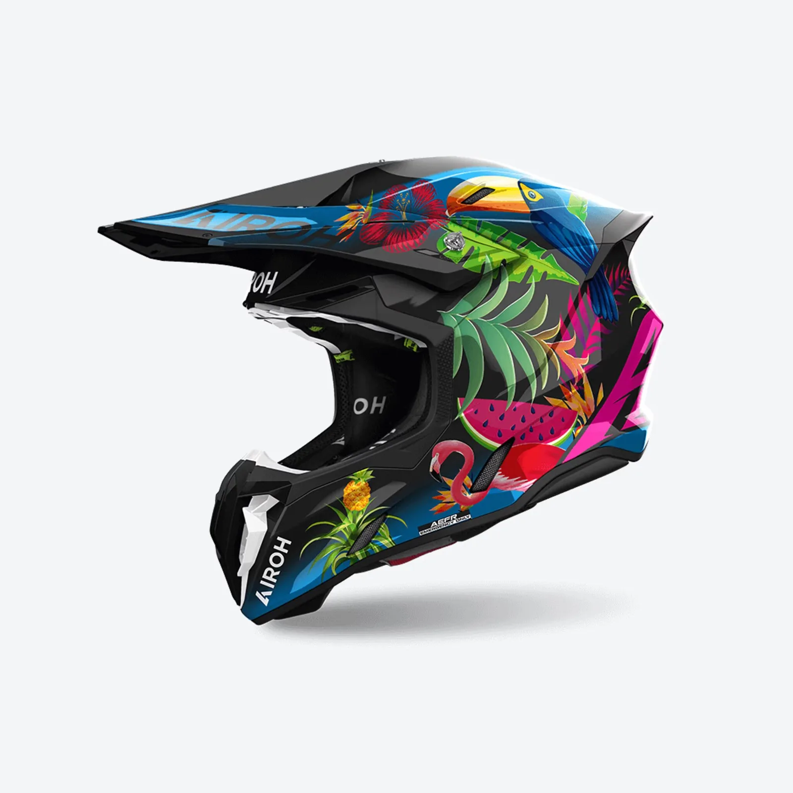 Мотокрос каска Airoh Twist 3 Amazonia Gloss