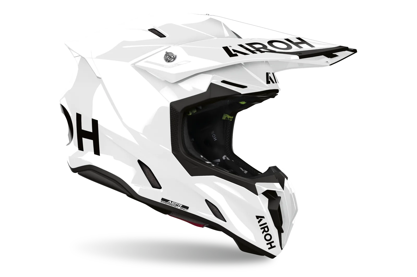 Мотокрос каска Airoh Twist 3 Color White Gloss