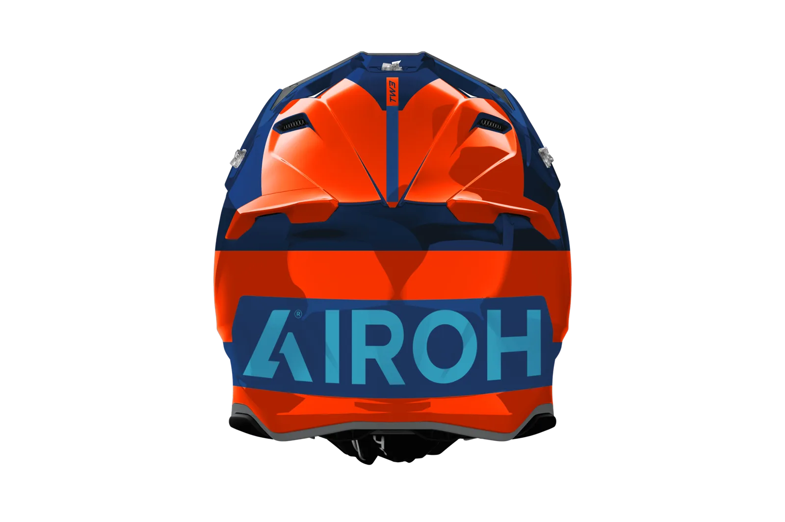 Мотокрос каска Airoh Twist 3 Fancy Orange Blue Gloss