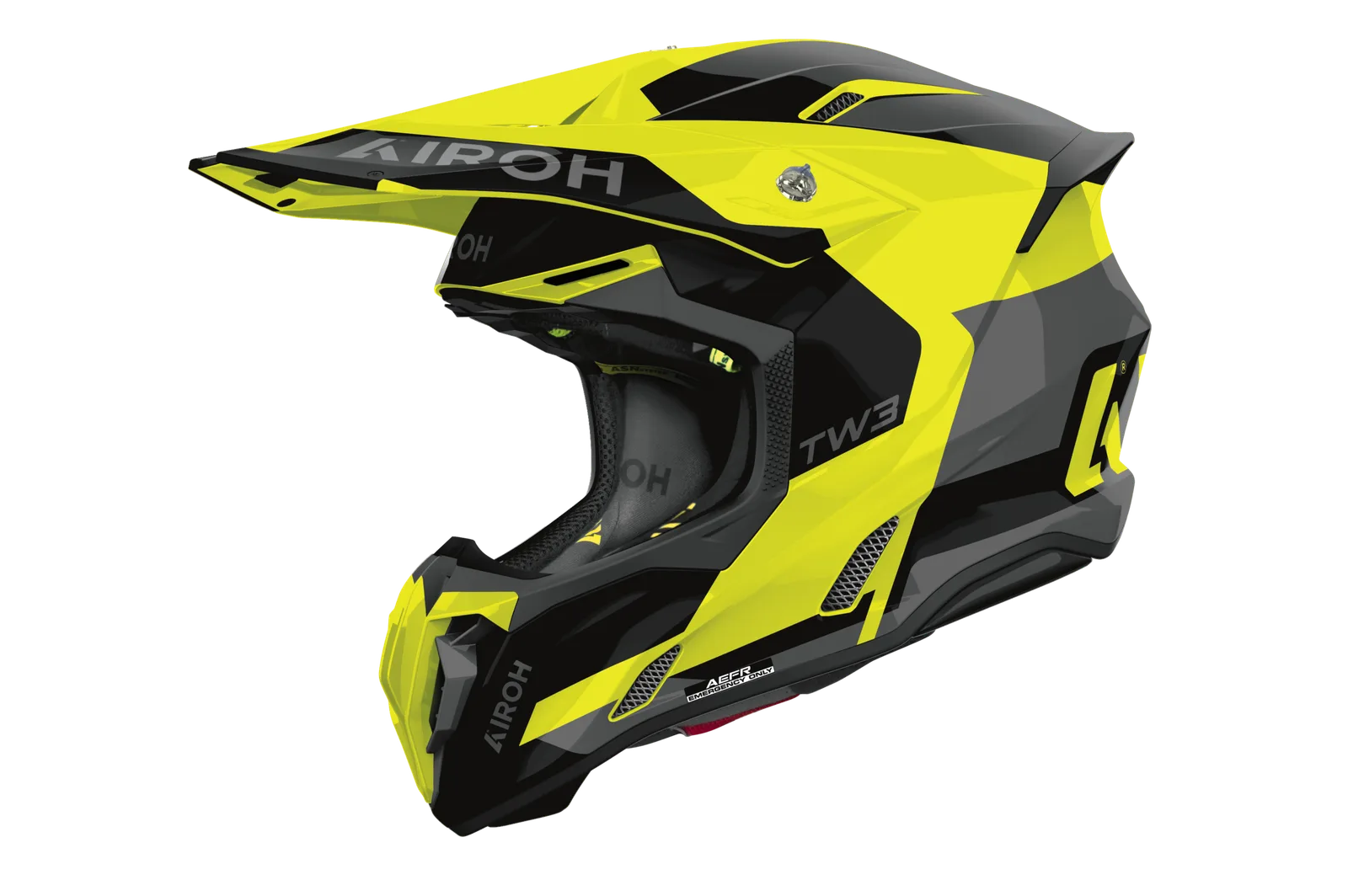 Мотокрос каска Airoh Twist 3 Fancy Yellow Gloss