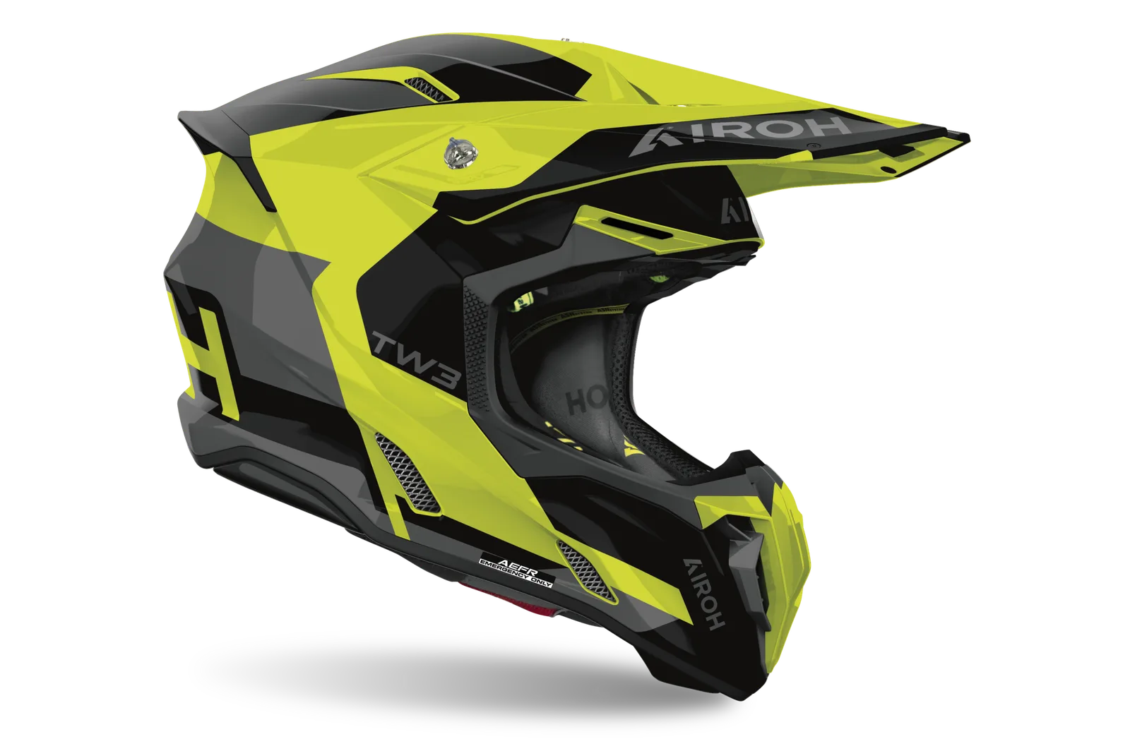 Мотокрос каска Airoh Twist 3 Fancy Yellow Gloss