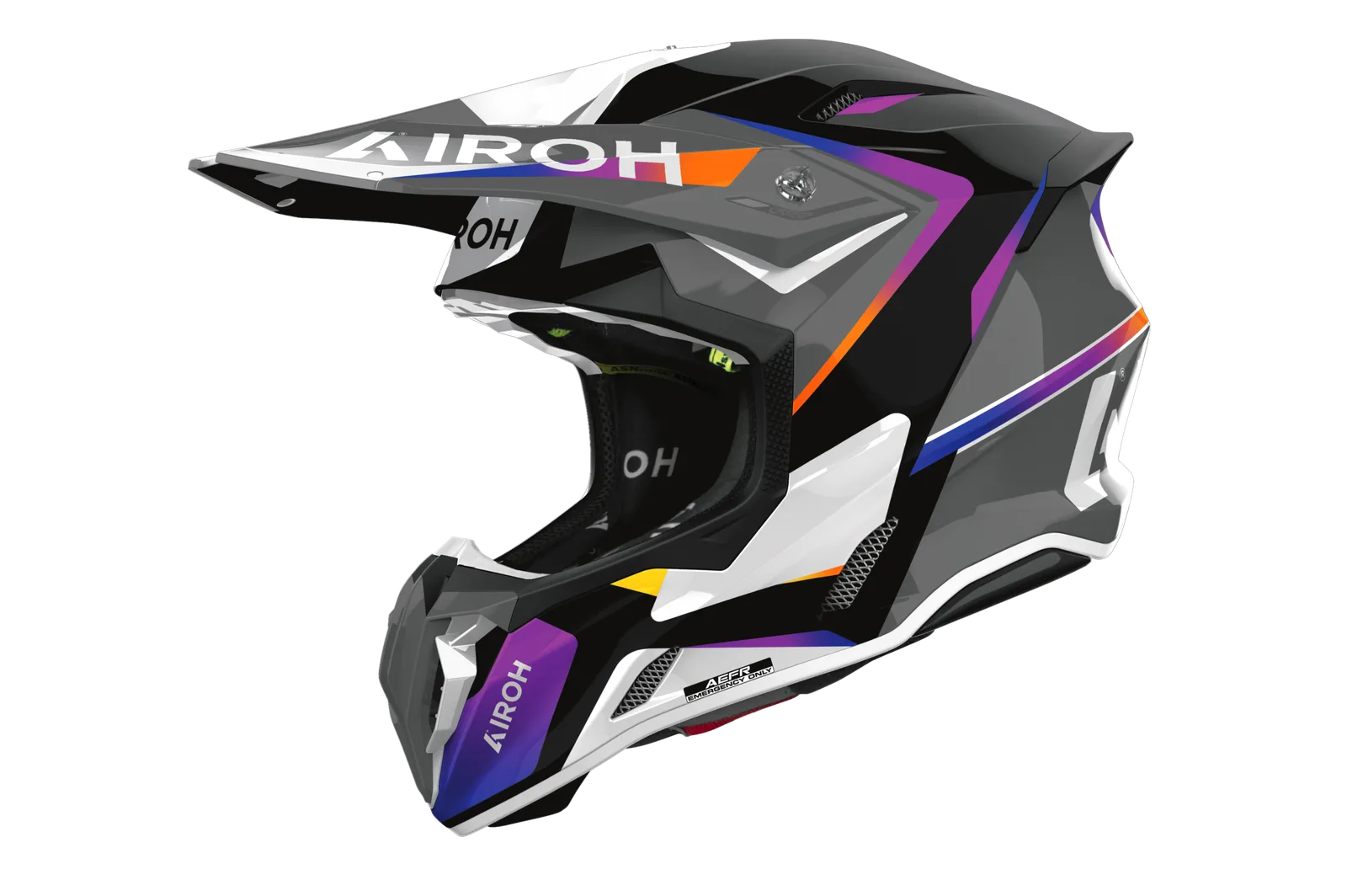 Мотокрос каска Airoh Twist 3 Hustle Gloss