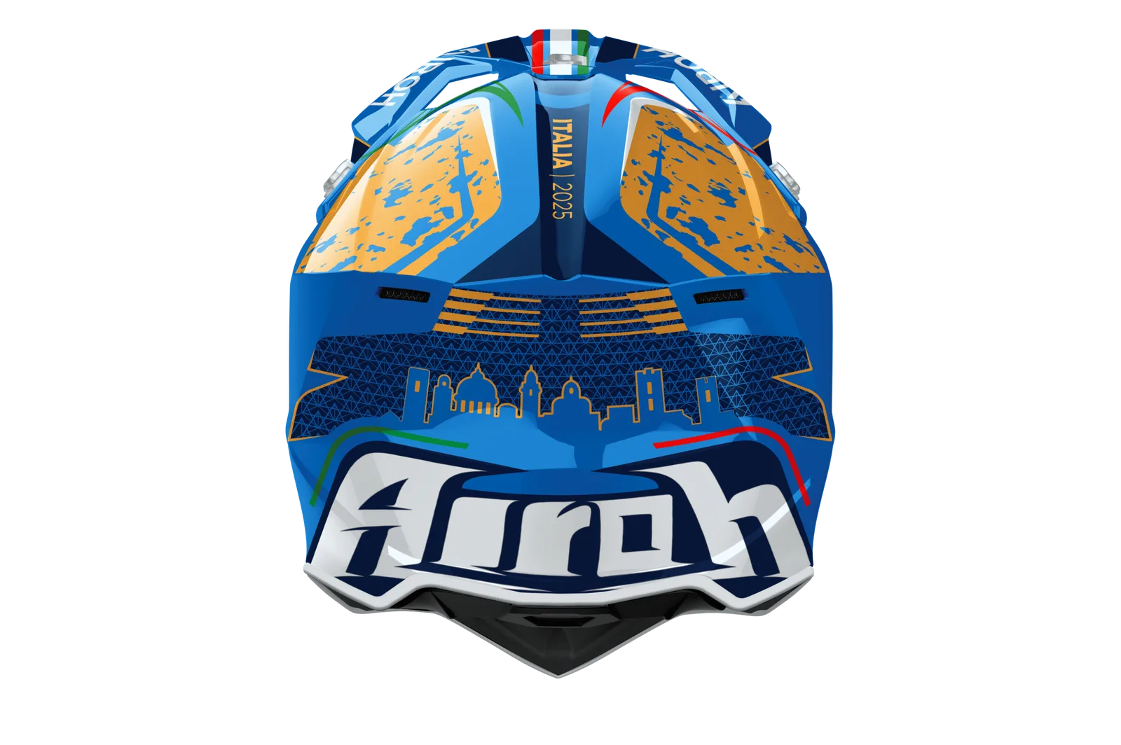 Мотокрос каска Airoh Wraaap 6 Days Italy 2025 Gloss