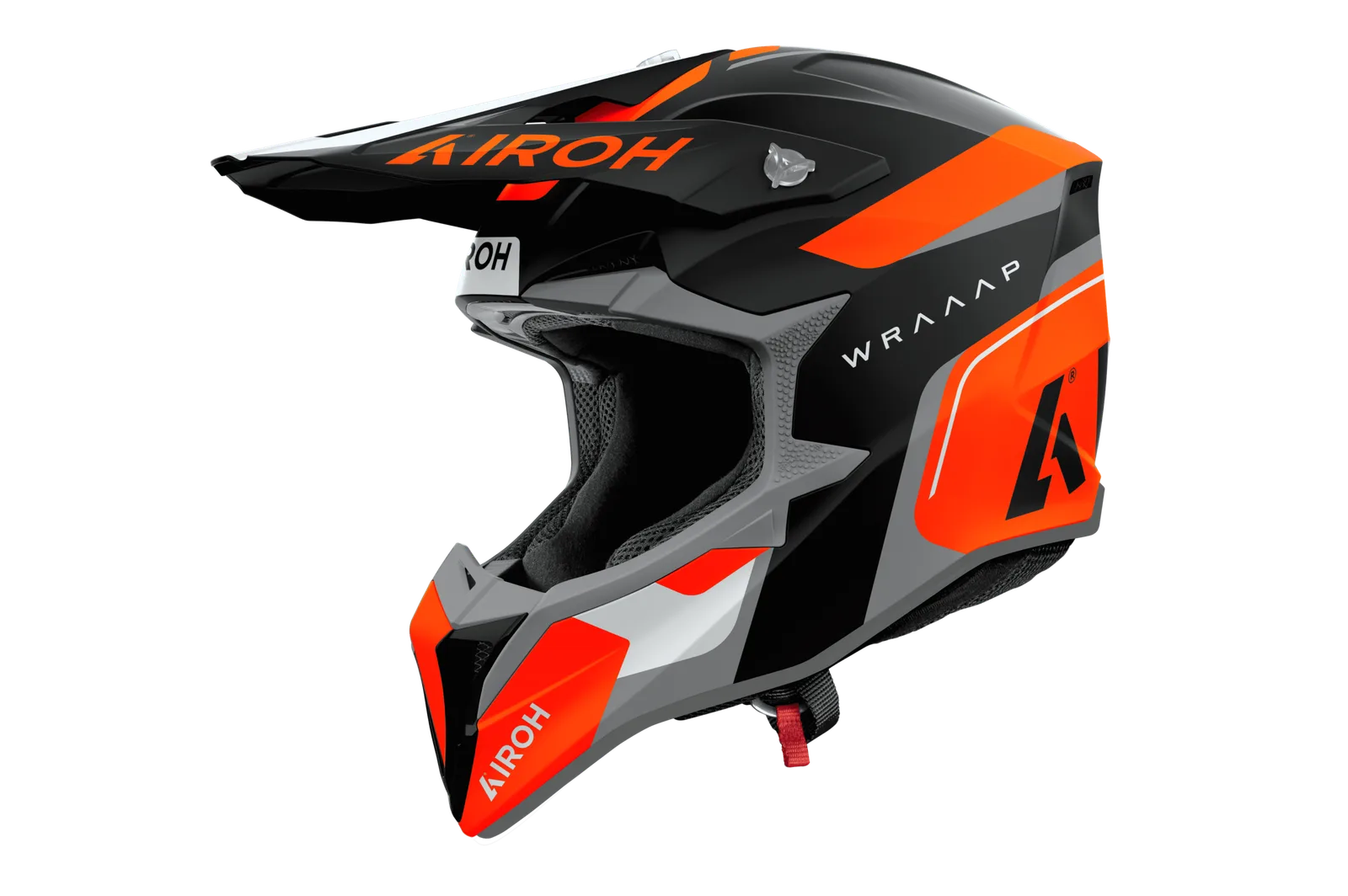 Мотокрос каска Airoh Wraaap Conquer Orange Matt