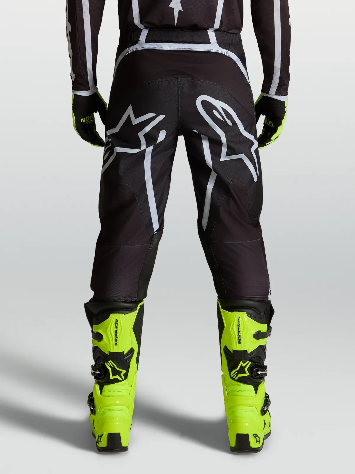 Мотокрос панталон Alpinestars Fluid Apex V2 Black Silver