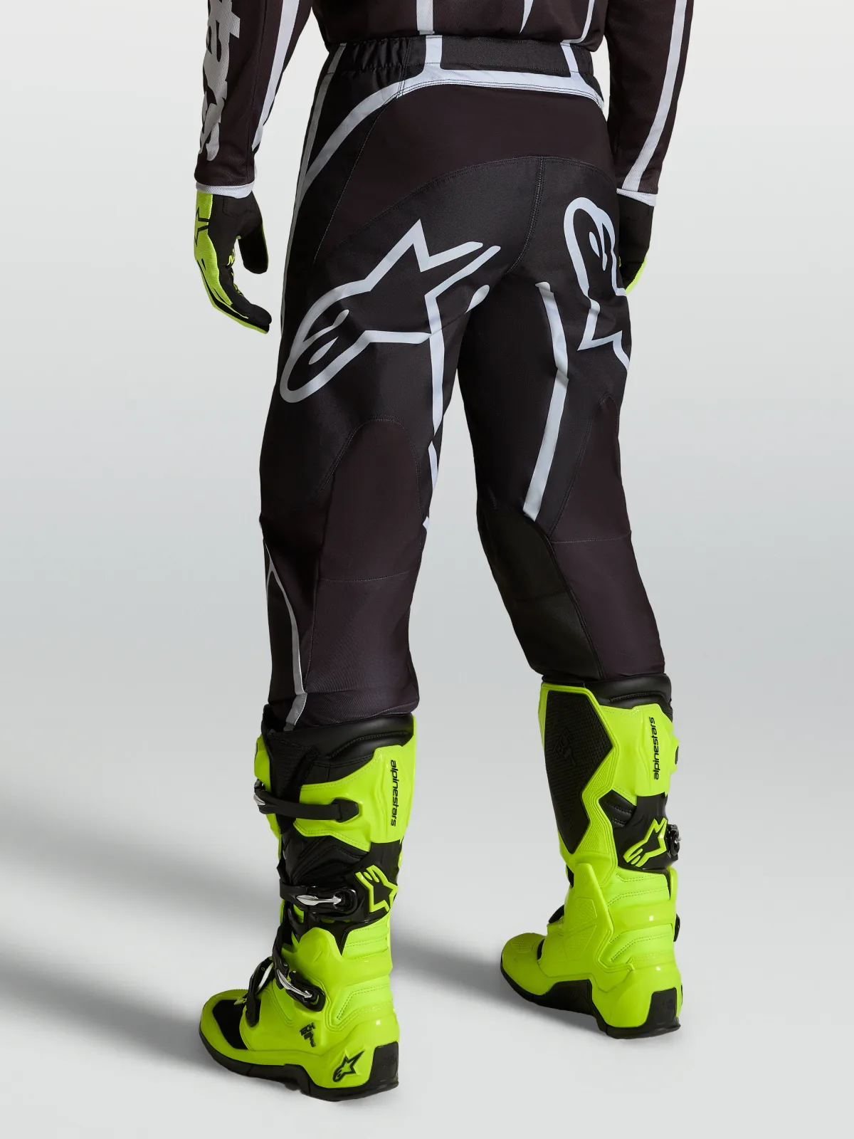 Мотокрос панталон Alpinestars Fluid Apex V2 Black Silver