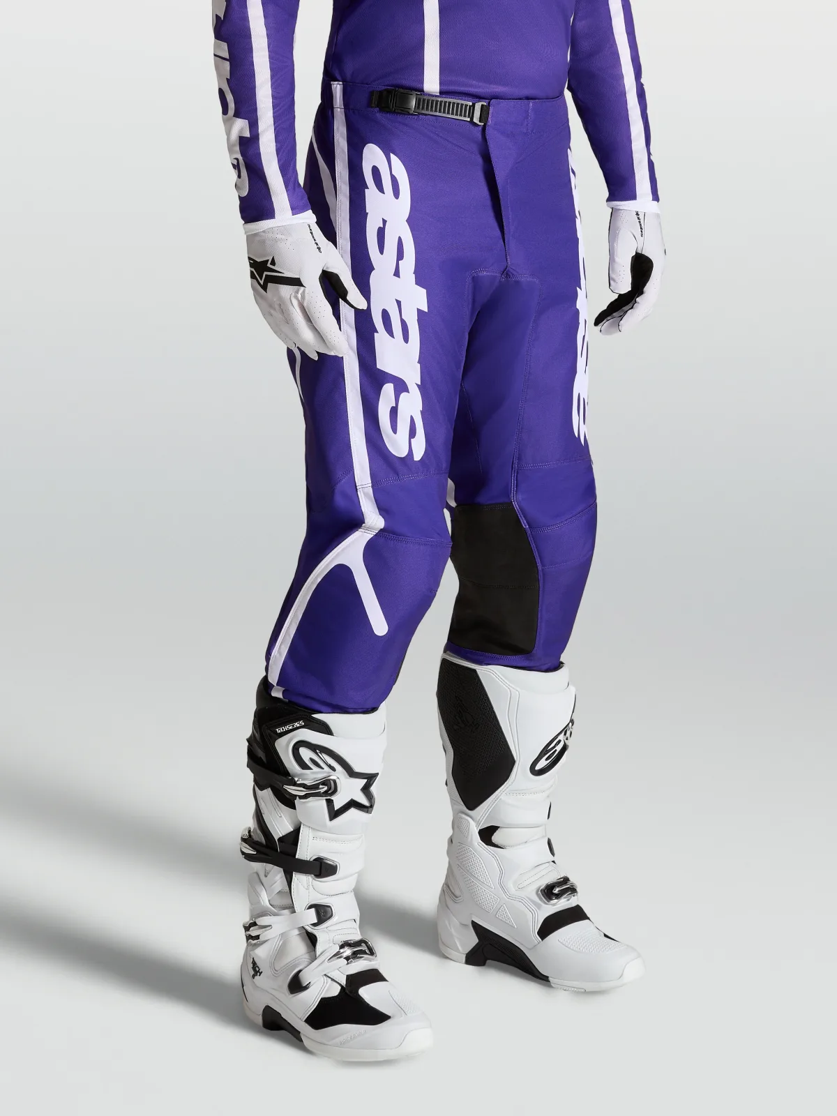 Мотокрос панталон Alpinestars Fluid Apex V2 Deep Blue White