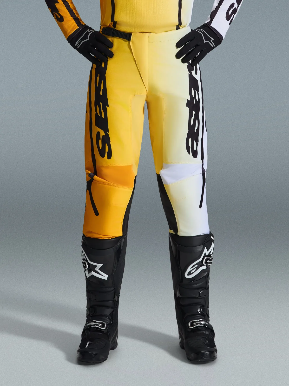 Мотокрос панталон Alpinestars Fluid Apex Yellow Black